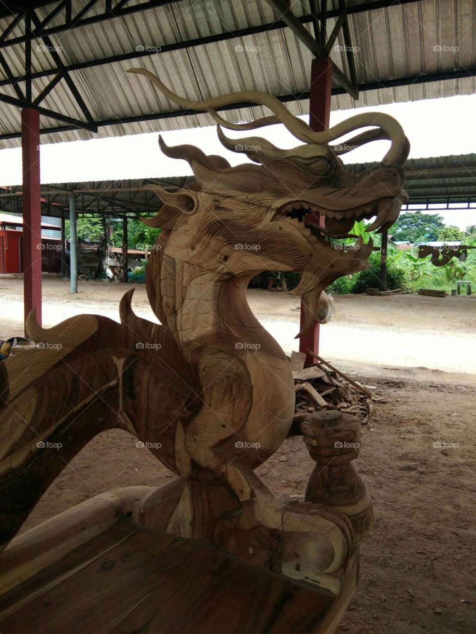 The dragon of wood