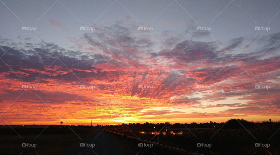 Sunrise over Sikeston Missouri