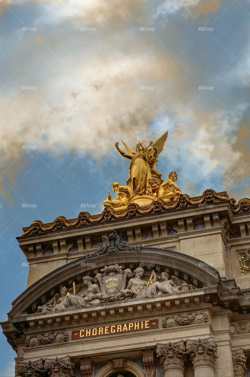 L'Harmonie façade, Palais Garnier
