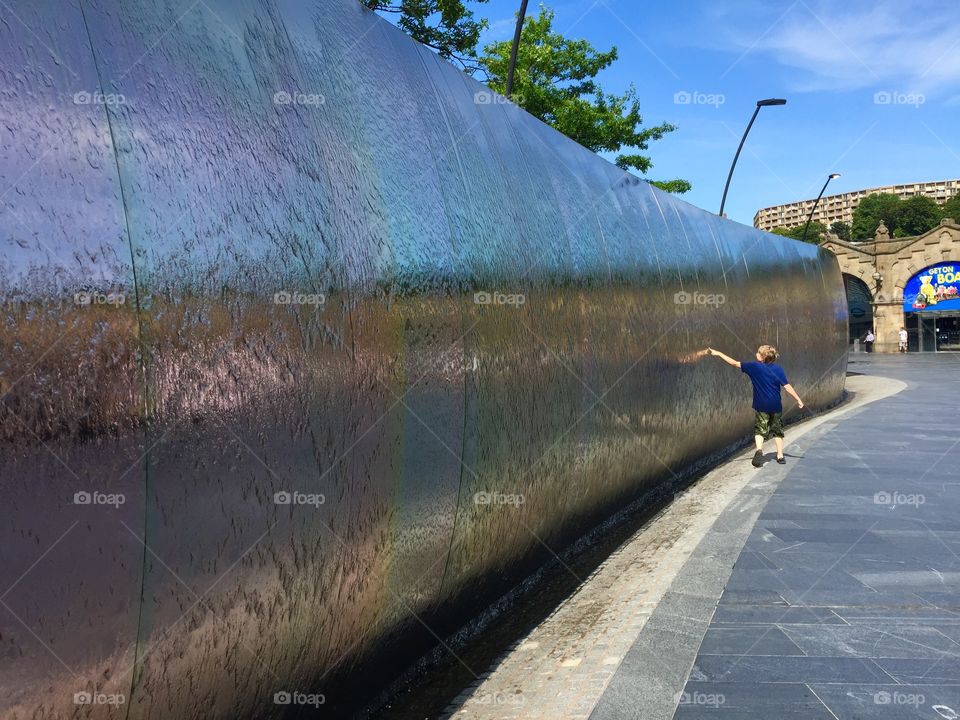 Water sculpture Sheffield