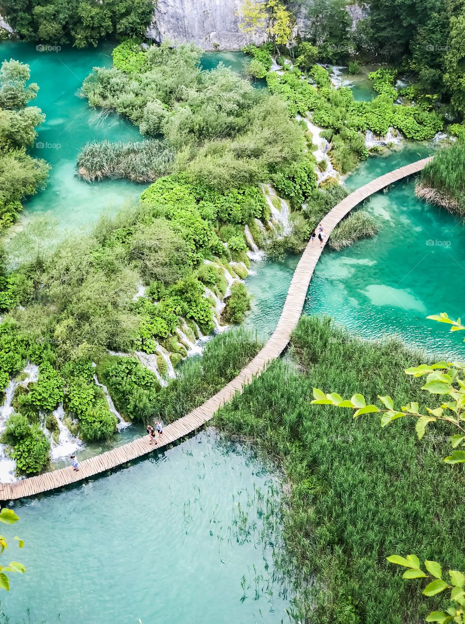 Amazing view of Plitvice National Park 