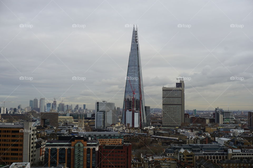 Winter View Of The Shard ... London ... UK