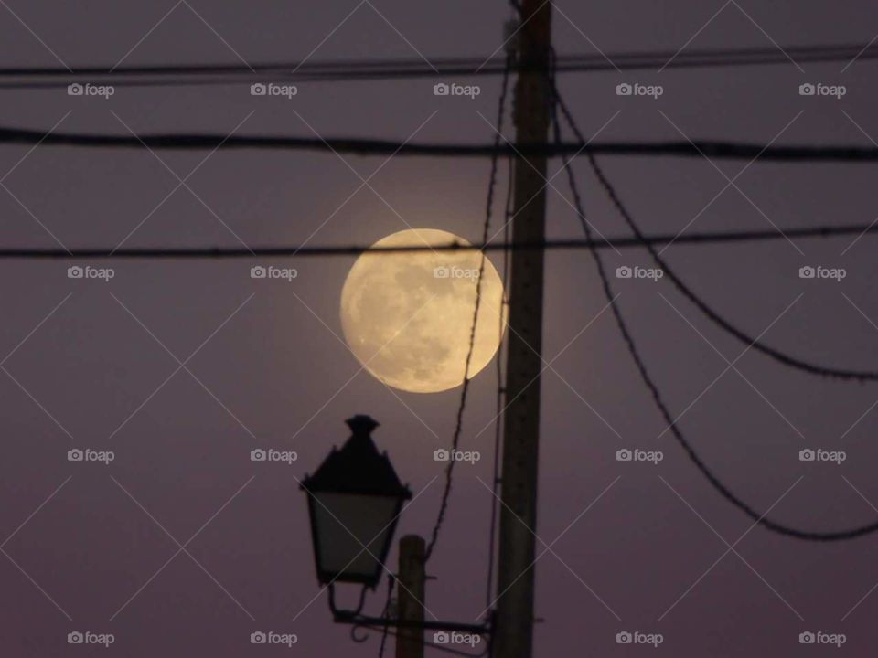 moon sky night