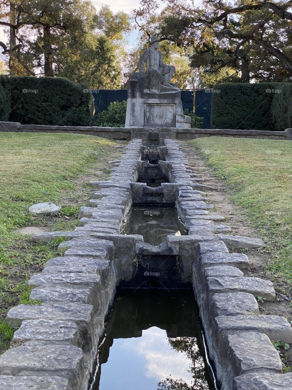 Landmark to Pioneers in Land Park, Sacramento, CA. 