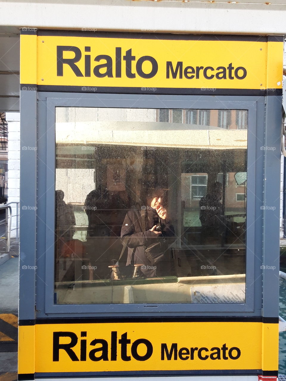 Venise station de vaporetto Rialto