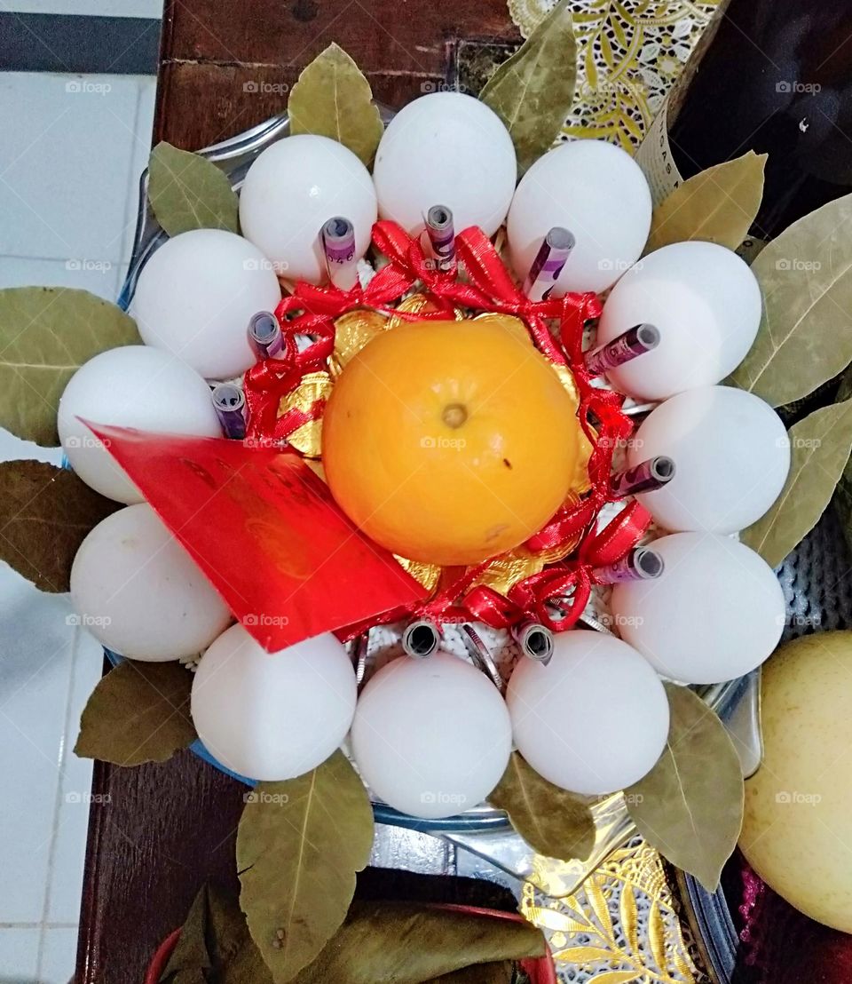 12 by the dozen; New year's Eve traditional celebration and preparation for 12 months prosperity.