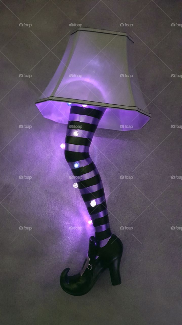 lamp leg Halloween