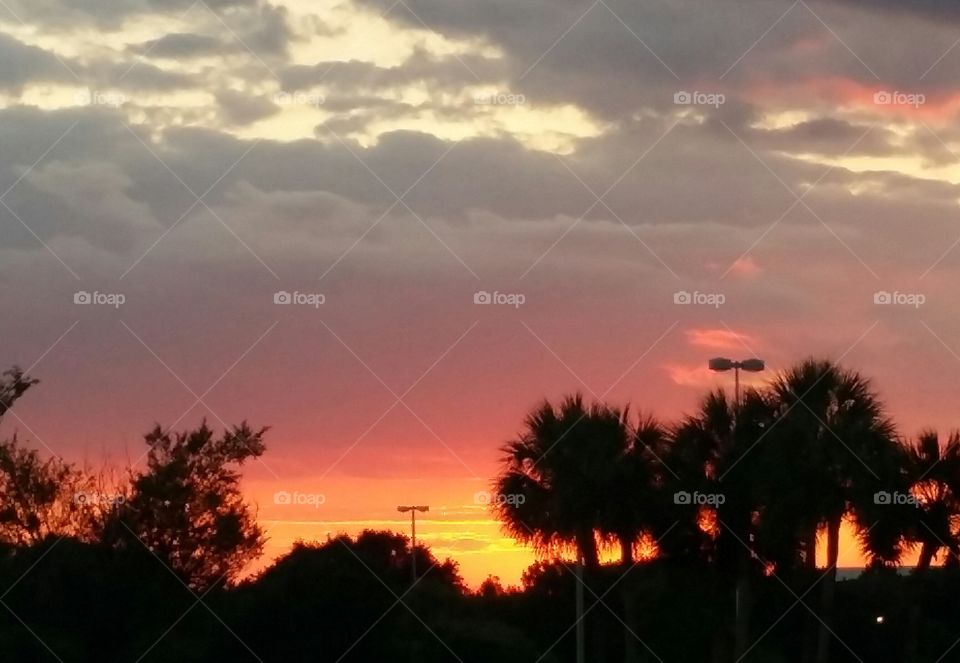 Sunset at Mall. took at Altamonte Mall