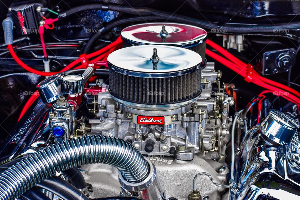 Under the hood - a clean classic machine