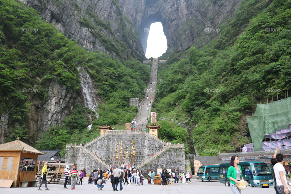 Tianmen Mountain of Zhangjiajie Hunan China