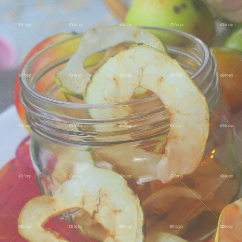 Beauty in dried apples