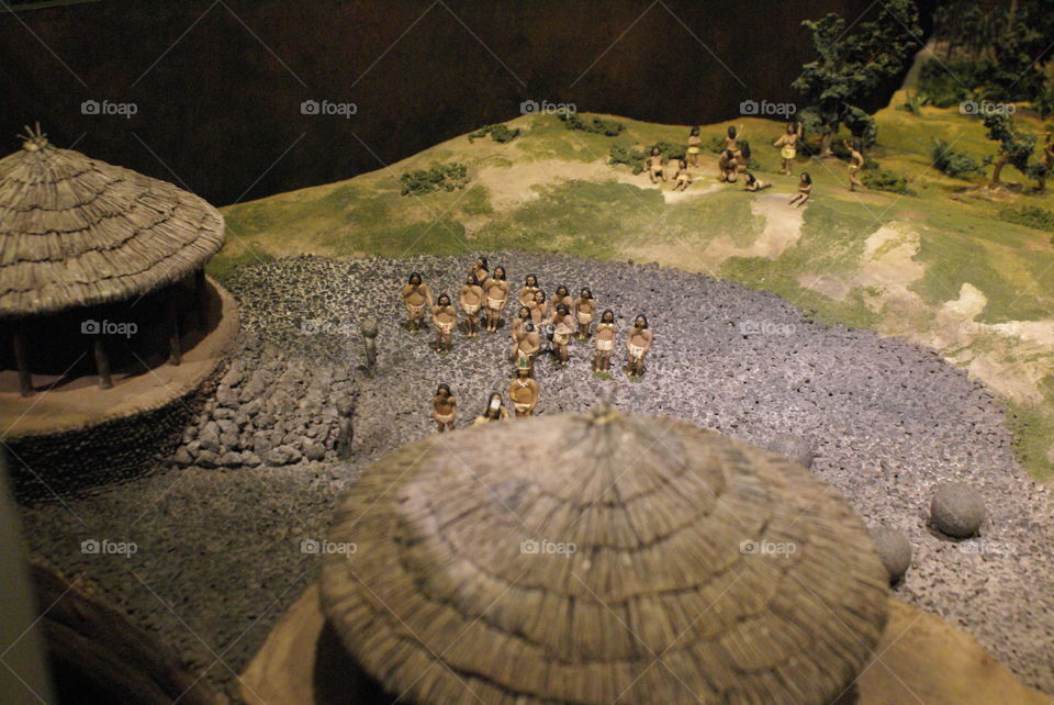 Model of native people 