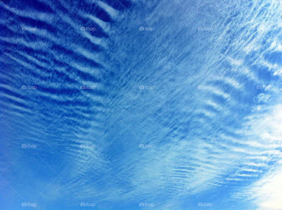 sky blue summer cloud by damienstjohn