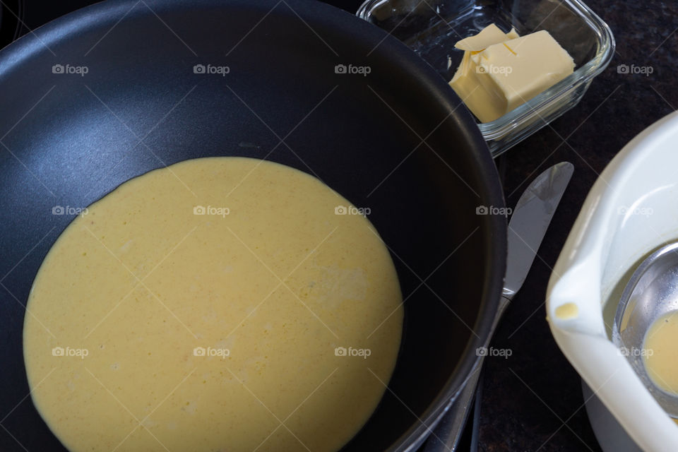 pancake in a pan