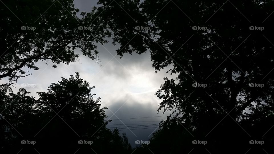 Storm Clouds Peeking