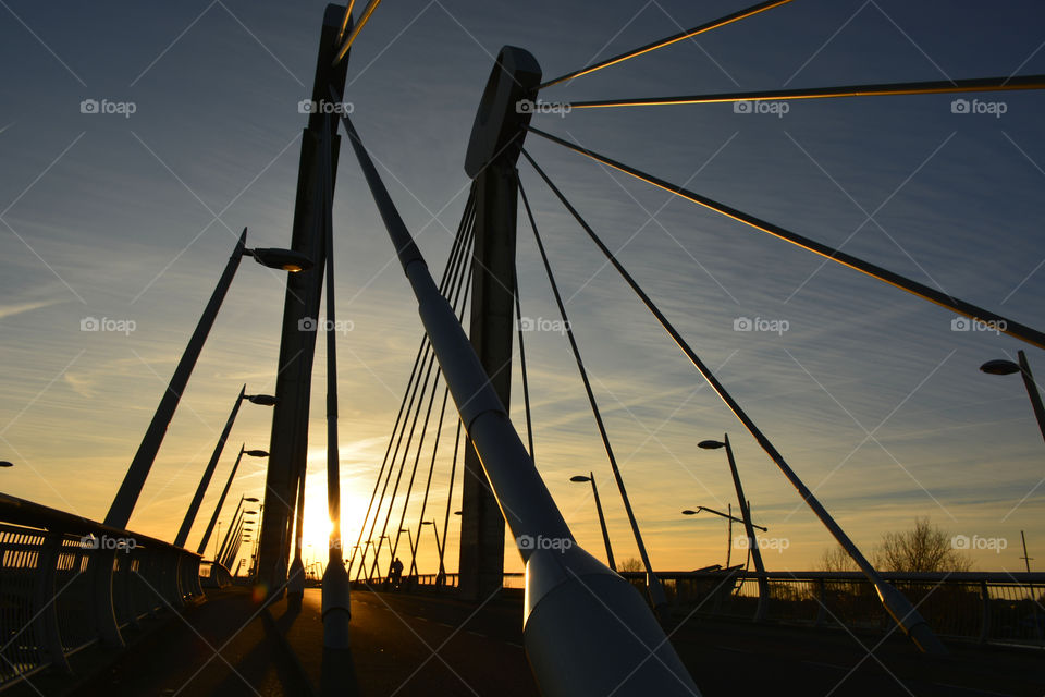 Sunset bridge