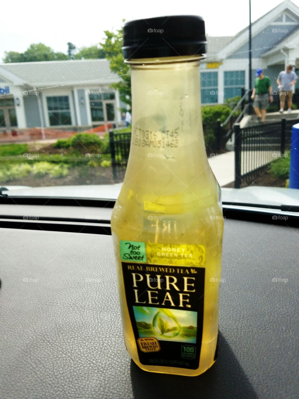 Quenching thirst with pure leaf tea.