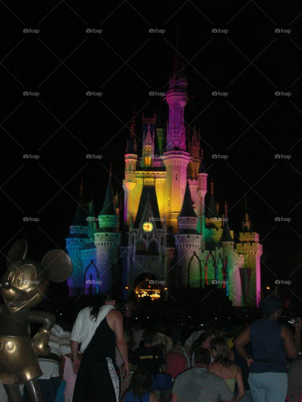 beautiful castle lights