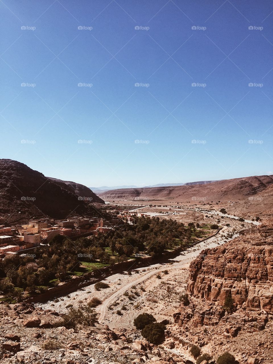 Amtoudi Oasis in the winter