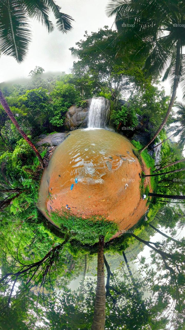 Thoomanampara waterfall located in India Kerala, A hidden gem
