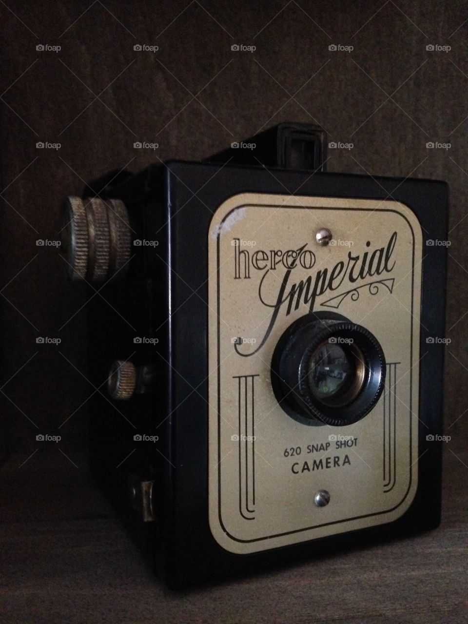 Retro camera. Snap shot from the past