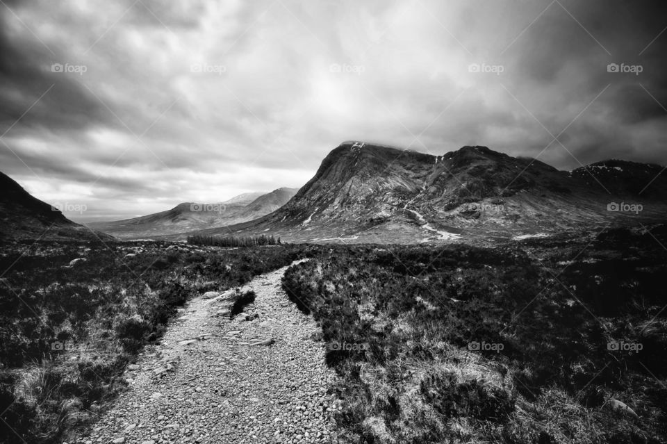 Glencoe mountains highlands Scotland 