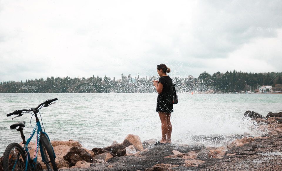 Girl by the sea