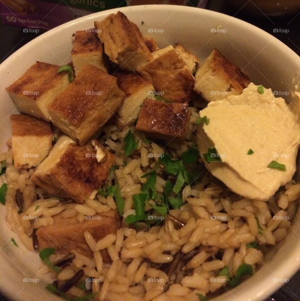 Tofu and rice butter