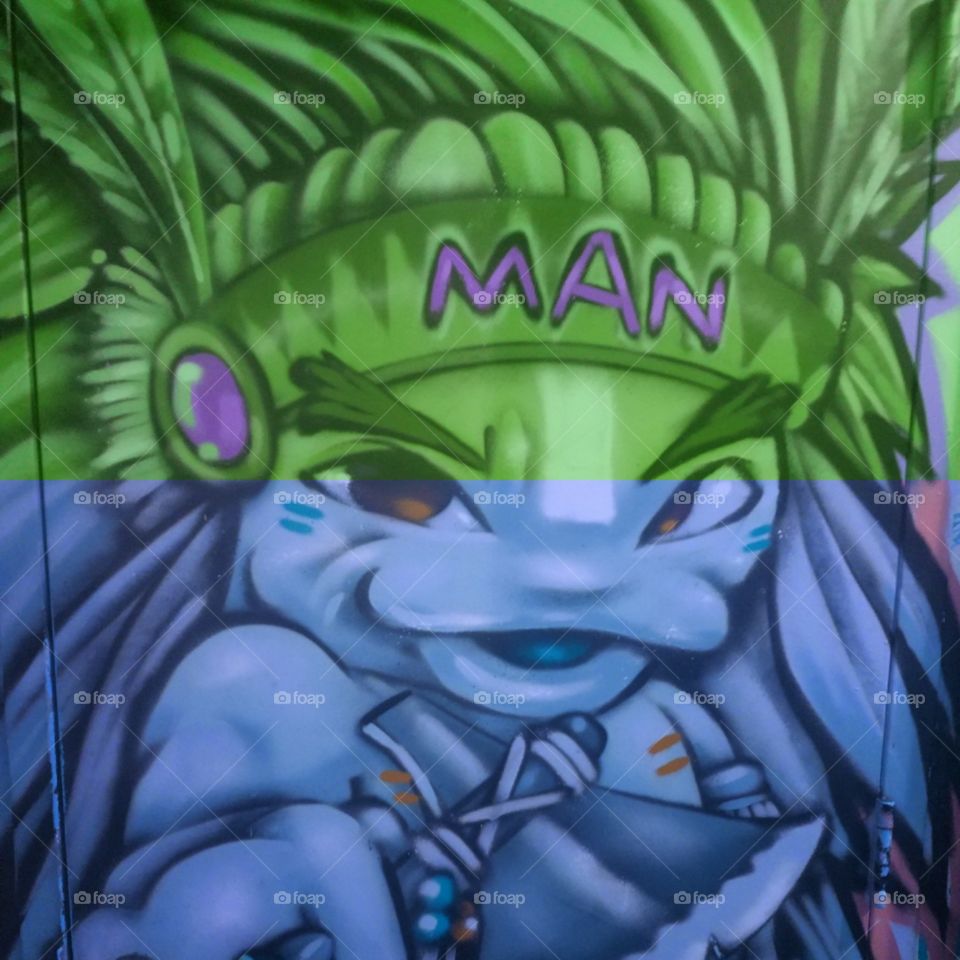 Artwork at John Brown's BBQ located in Long Island City NY