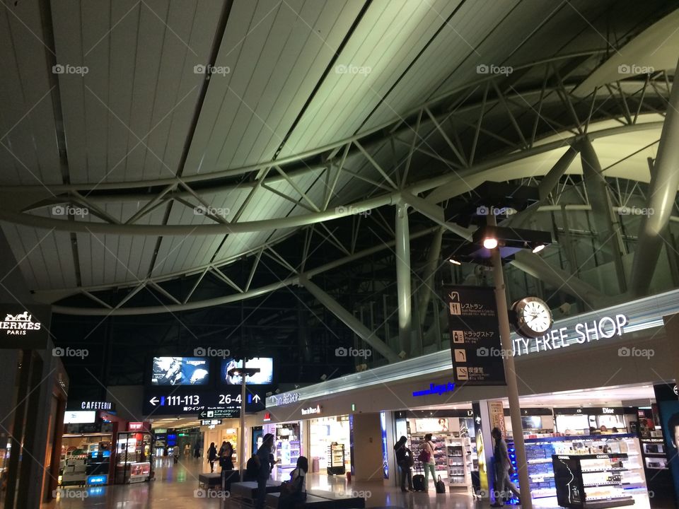Kansai International Airport. KIX