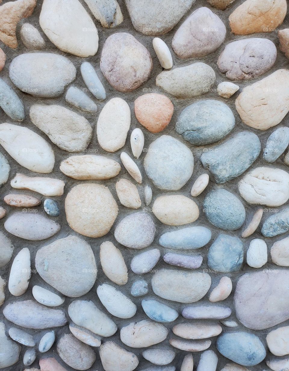 Colorful Stone Wall BCkground