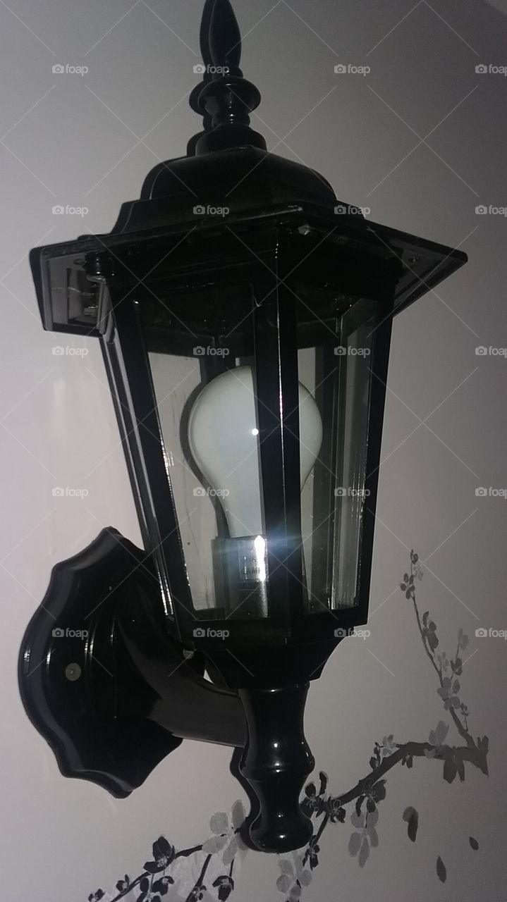 who says you can't put an outside light indoors