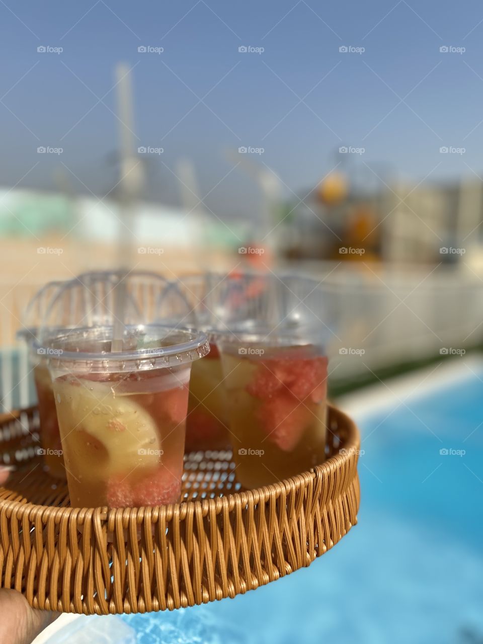 Fantastic view for mahito with fruit 