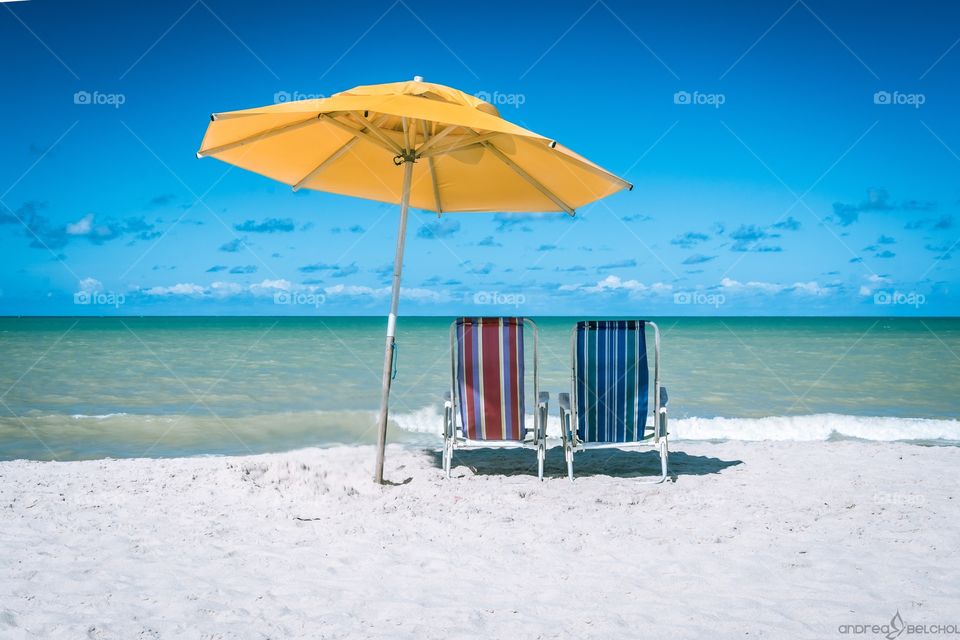 Beach in a sunny day 
