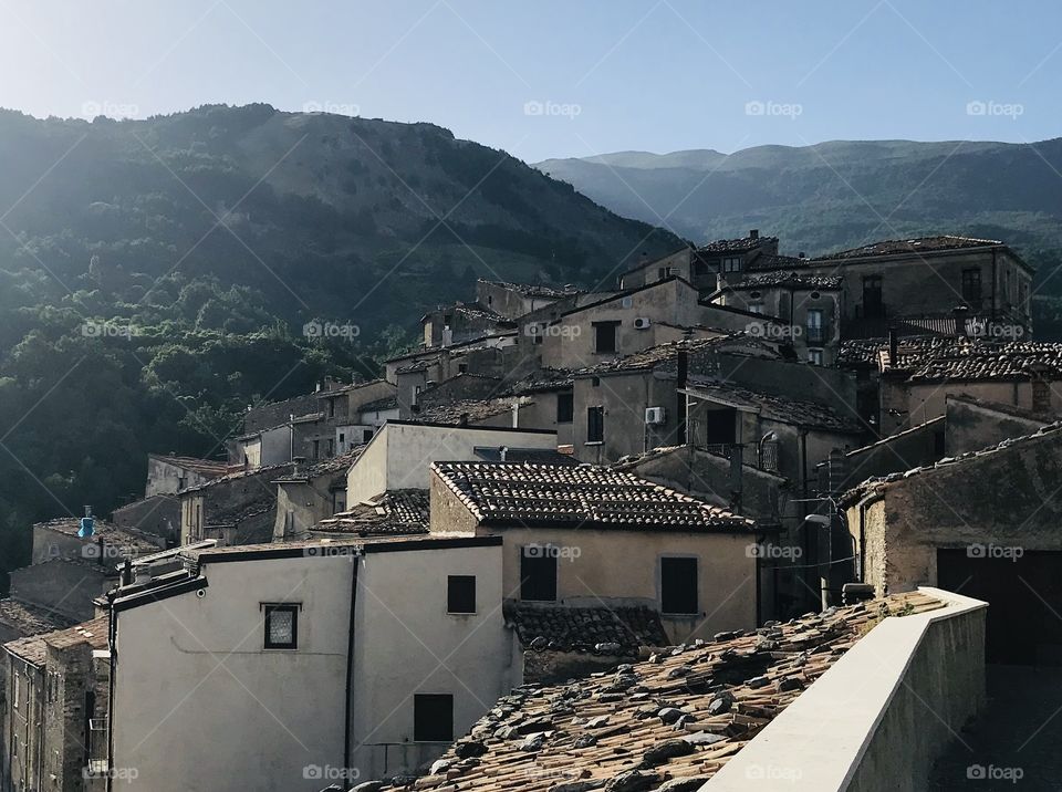 San Donato di Ninea, a small village in the mountains of Calabria, South Italy. Mostly uninhabitated. 