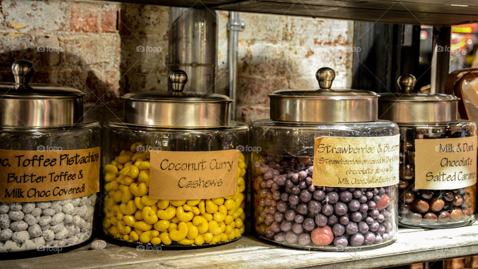 coated, flavored cashews