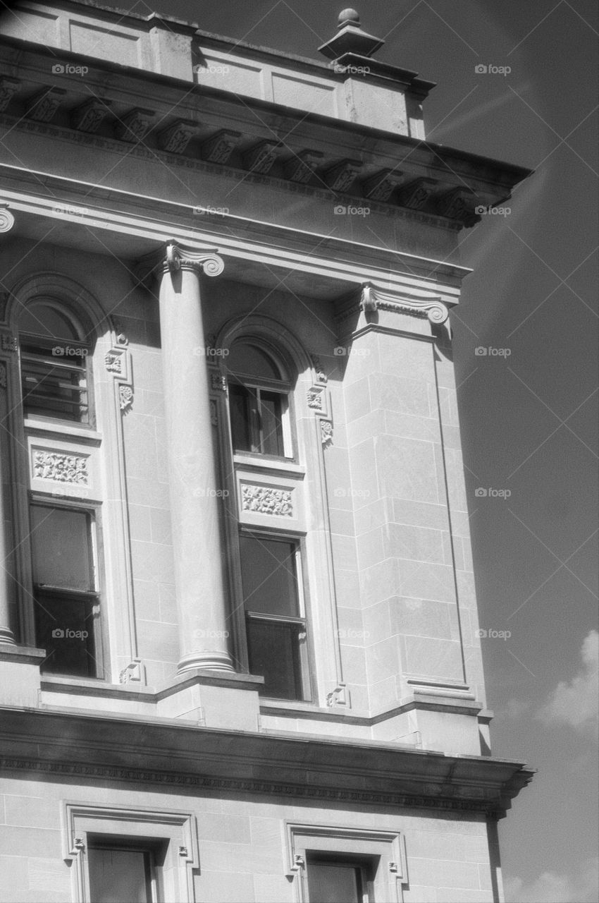 Windows Reflecting Time. How lovely is the Architect in the old buildings that reflect in the windows.
