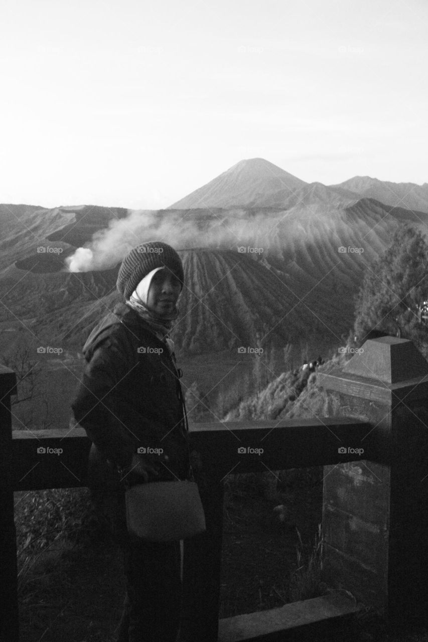 sunrise in Bromo mountain