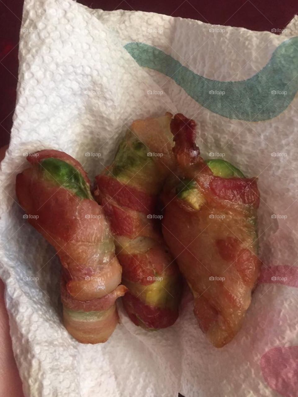 Bacon wrapped avocado 