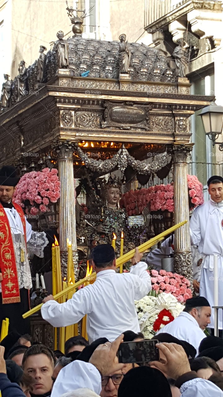 Sant'Agata patrona di Catania (Sicily)