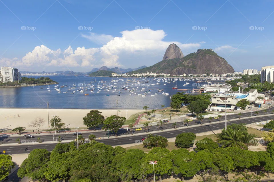 Famous Sugar Loaf in Rio de Janeiro