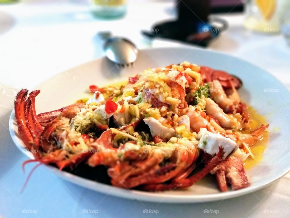 salad lobster