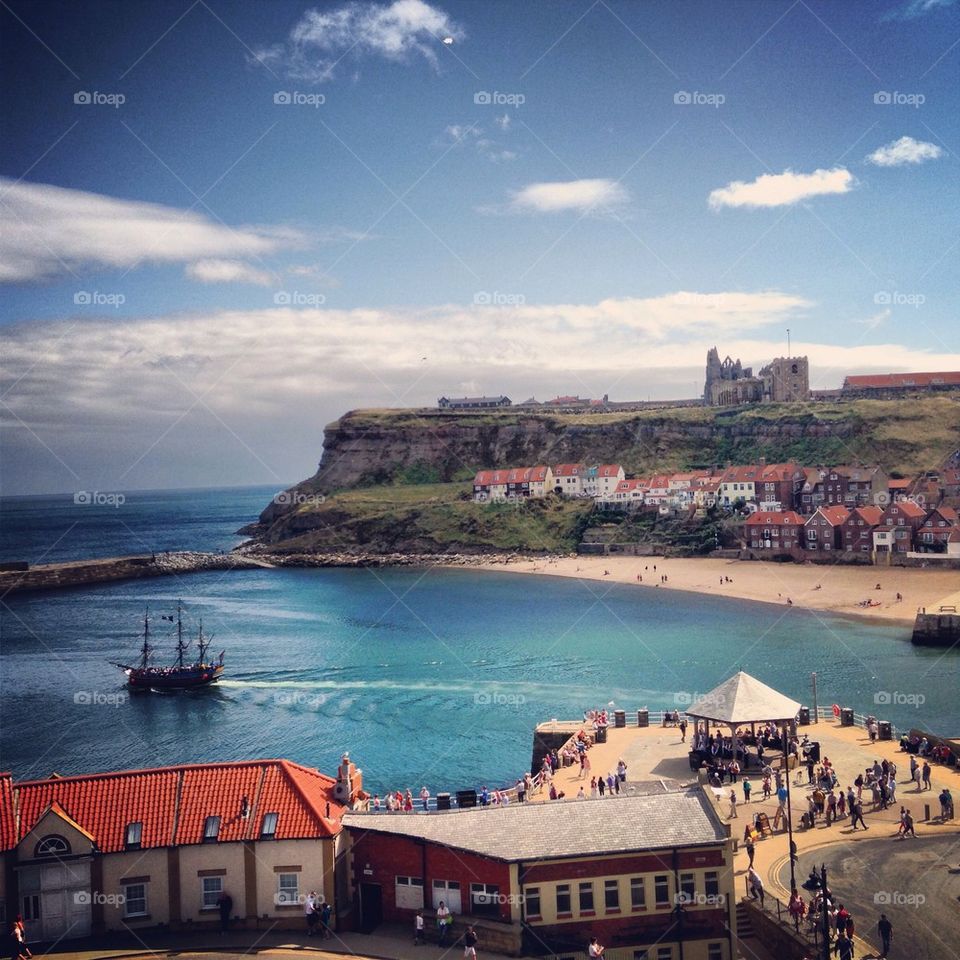 Whitby in summer