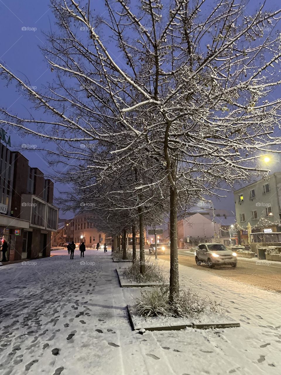 Frozen December in Slovakia.