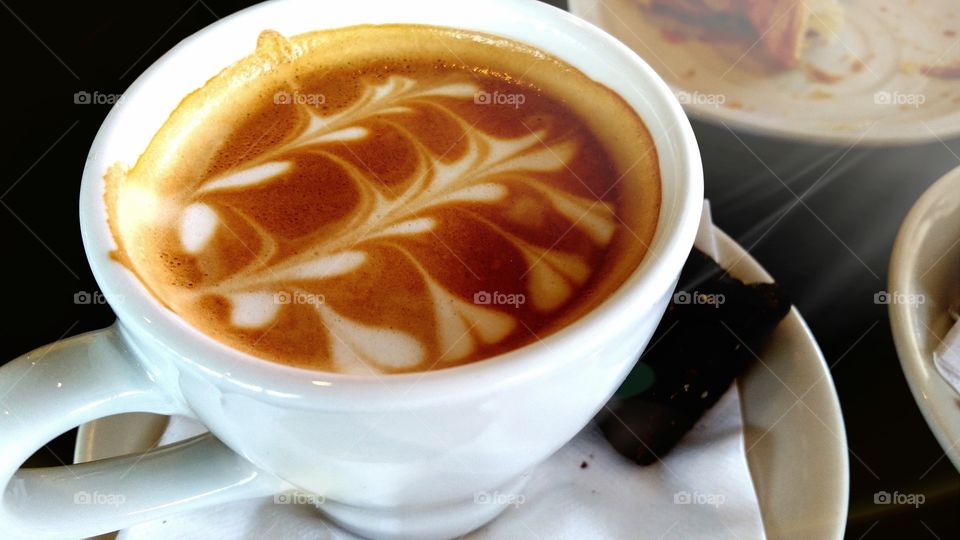 Coffee, Hot, Dawn, No Person, Cappuccino
