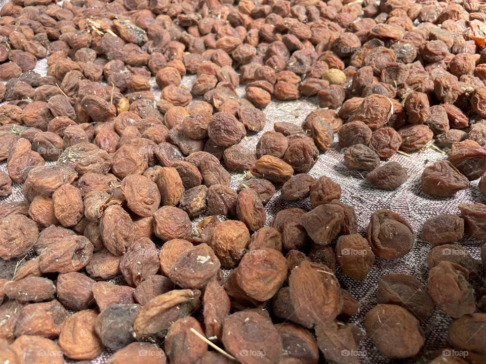 Apricot drying 