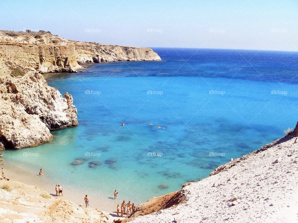 Milos island-blue palette !