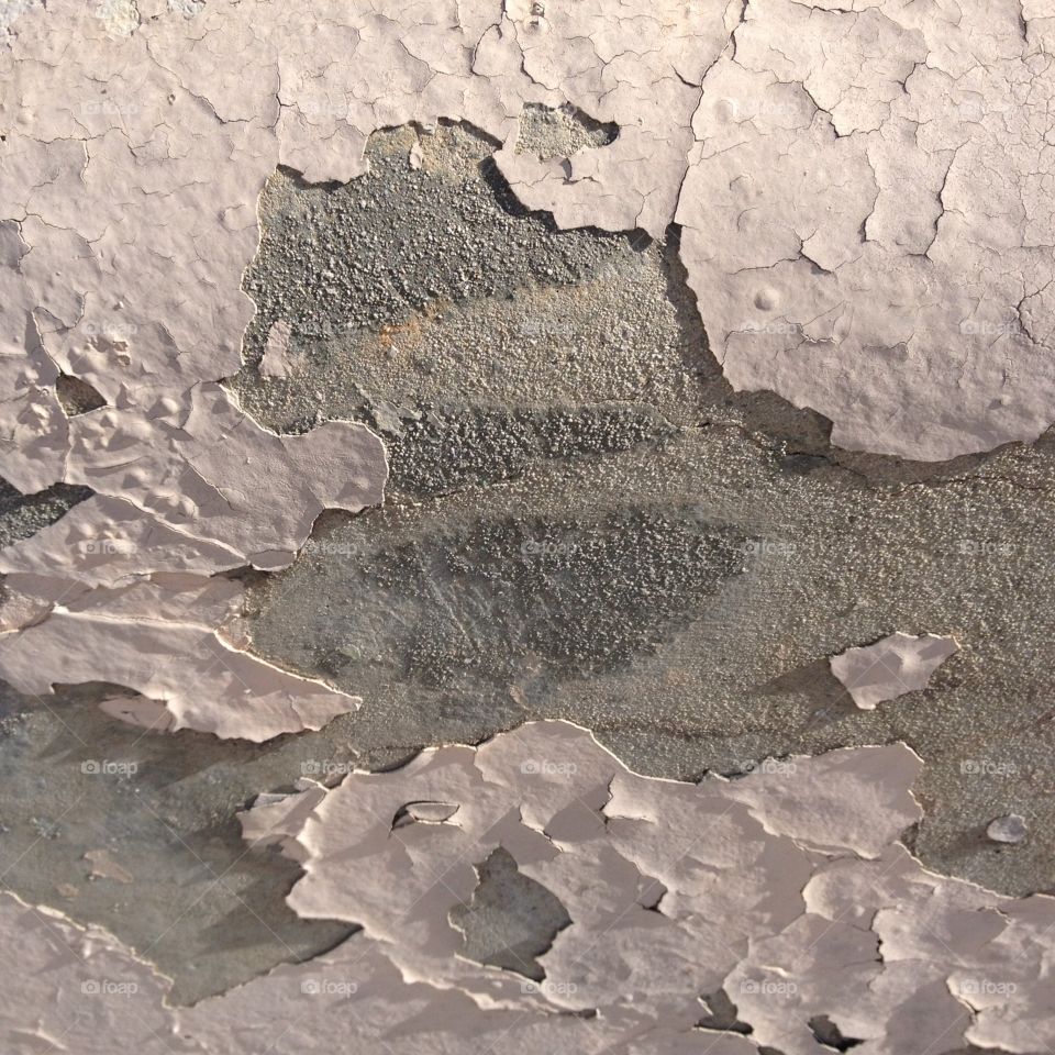 Erosion. Paint eroding on wall. 