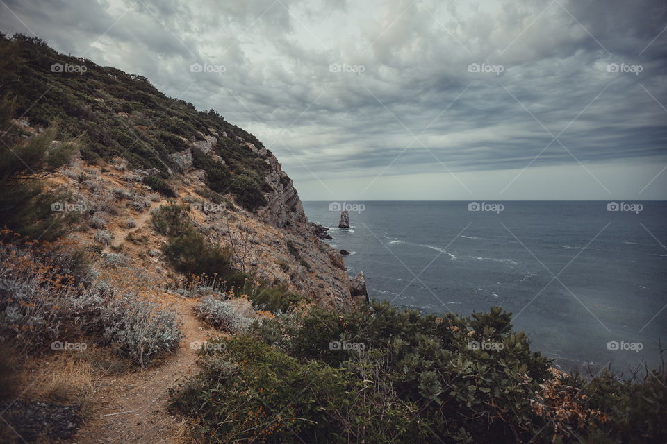 Photo of mountains near Yalta in the Crimea