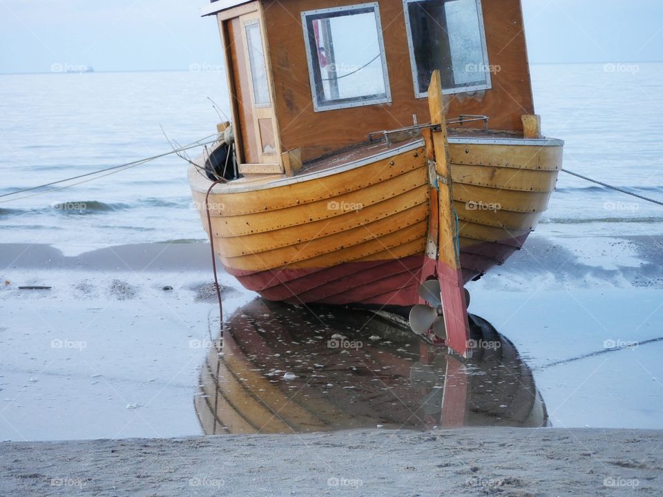 Boat at shoreline